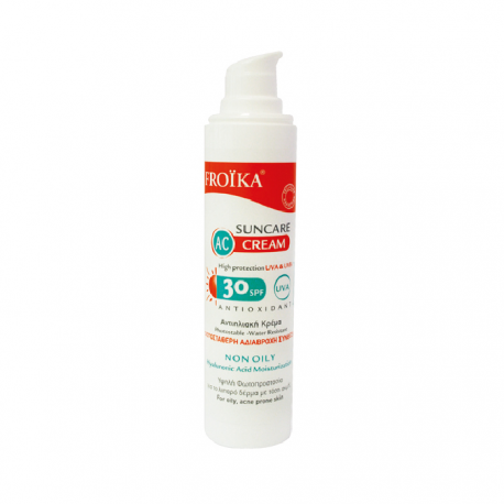 Froika Sun Care AC Cream SPF30 για Λιπαρο Δερμα με Ακμη 50ml