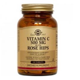SOLGAR - ROSE HIPS C 500mg tabs 100s