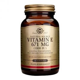 SOLGAR - VIT. E 1000 IU softgels 50s