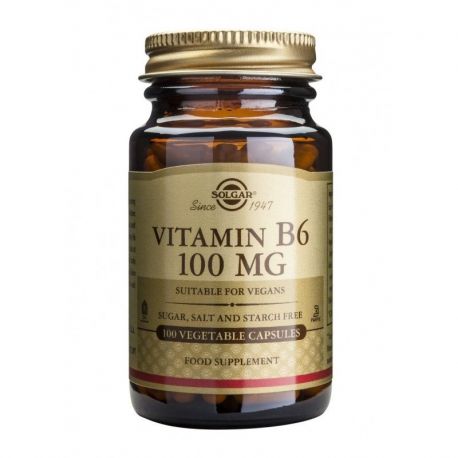 SOLGAR VIT.B-6 100mg 100veg.caps
