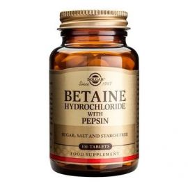 SOLGAR BETAINE HYDROCHLORIDE 100 tabs