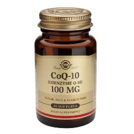 SOLGAR - COENZYME Q-10 100mg softgels 30s