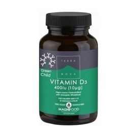ΤΕRRANOVA Green Child Vitamin D3 400 iu 50caps