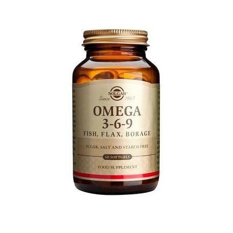 SOLGAR OMEGA-3-6-9 60 softgels ΩΜΕΓΑ 3 ΛΙΠΑΡΑ ΟΞΕΑ