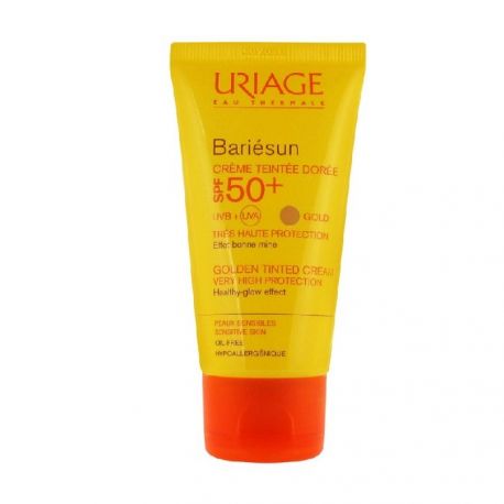 Uriage Bariesun SPF 50+ Crème Teintee Doree Αντηλιακή Προσώ