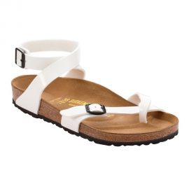 Birkenstock Yara White ΔΕΡΜΑ ΑΝΑΤΟΜΙΚΟ ΥΠΟΔΗΜΑ