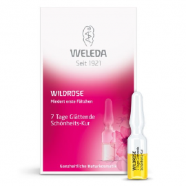 Weleda Κούρα Λείανσης 7 Ημερών Άγριο Τριαντάφυλλο, 7amp x 0,8ml