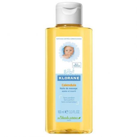 Klorane Bebe Calendula Huile de Massage 100ml