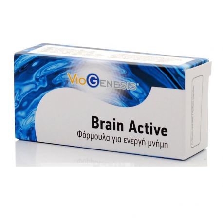 Viogenesis BRAIN ACTIVE-ΦΟΡΜΟΥΛΑ ΓΙΑ ΕΝΕΡΓΗ ΜΝΗΜΗ-30tabs