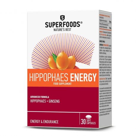 Superfoods ΙΠΠΟΦΑΕΣ ENERGY 30caps
