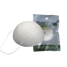 The Simply Konjac Sponge Face Half Ball White