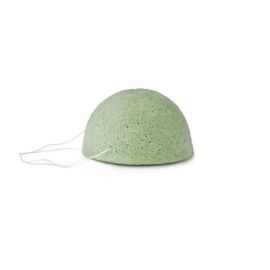 The Simply Konjac Sponge Face Half Ball Green
