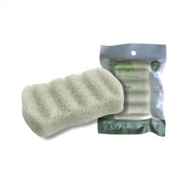 The Simply Konjac Sponge 6 Waves Green