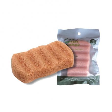 The Simply Konjac Sponge 6 Waves Pink