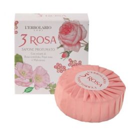L'Erbolario 3 Rosa Sapone Profumato Αρωματικό Σαπούνι 100gr