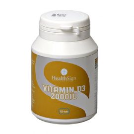 HEALTH SIGN Vitamin D3 2000IU 120 Tabs