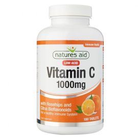 NATURES AID Vitamin C 1000mg Low Acid - 180 tabs