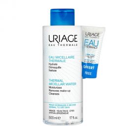 URIAGE PROMO ΙΑΜΑΤΙΚΟ ΝΕΡΟ ΚΑΘΑΡΙΣΜΟΥ MICELLAIRE 500ML & WATER C