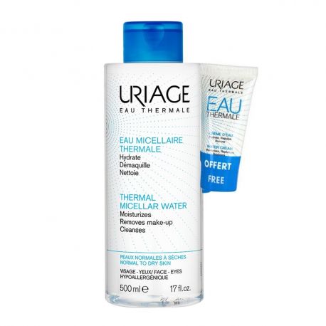 URIAGE PROMO ΙΑΜΑΤΙΚΟ ΝΕΡΟ ΚΑΘΑΡΙΣΜΟΥ MICELLAIRE 500ML & WATER C