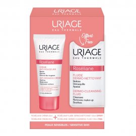 URIAGE ROSÉLIANE KIT CREME 40ML & FLUID DERMO CLEANSING 100