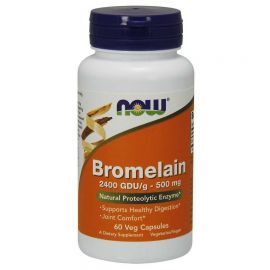 NOW Bromelain 500mg/2400GDU - 60 Vcaps