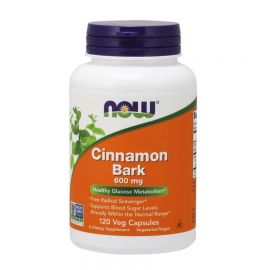 NOWFOODS Cinnamon Bark 600mg - 120 Vcaps
