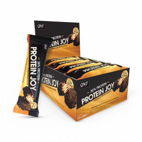 QNT Protein Joy Bar Cookie & Cream - 12x60g