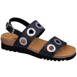 Scholl Shoes LARA SANDAL ΜΑΥΡΟ Ανατομικό Πέδιλο