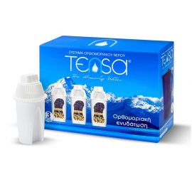 TENSA WELLNESS ΑΝΤΑΛΛΑΚΤΙΚΑ ΓΙΑ ΚΑΡΑΦΑ ΦΙΛΤΡΟ ΝΕΡΟΥ 3τμχ