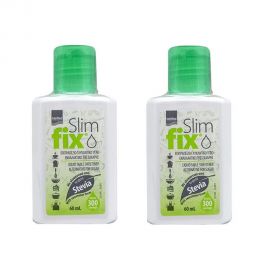 Intermed Slim fix liquid Stevia Υγρή Στέβια 60ml 300 δόσεις Χ 2