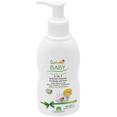 Power Health CUCCIOLO BABY DELICATE CLEANSER 2ΣΕ1 ΑΠΑΛΟ ΚΑΘΑΡΙΣΤΙΚΟ ΣΩΜΑ & ΜΑΛΛΙΑ 300ML