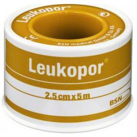 Leukopor 5m x 2.5cm Υποαλλεργική Αυτοκόλλητη Επιδεσμική Ταινία