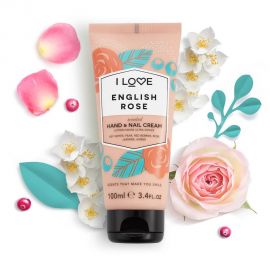 I LOVE SCENTS English Rose Hand and Nail Cream - 100ml