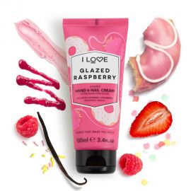 I LOVE SCENTS Glazed Raspberry Hand and Nail Cream - 100ml