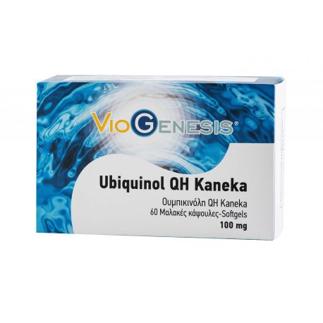 VIOGENESIS Ubiquinol QH Kaneka 100 mg 60 softgels