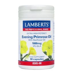 LAMBERTS EVENING PRIMROSE OIL WITH STARFLOWER OIL 1000mg (12% GL