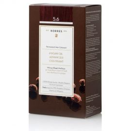 Korres Βαφή Μαλλιών Argan oil advanced colorant RED LIG.BROWN 5.6