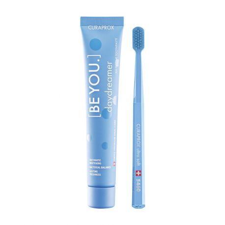 CURAPROX BE YOU Daydreamer SET (γαλάζιο) – Οδοντόκρεμα 90 ml + Οδοντόβουρτσα CS 5460