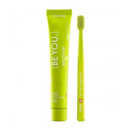 CURAPROX BE YOU Explorer SET (πράσινο) – Οδοντόκρεμα 90 ml + Οδοντόβουρτσα CS 5460