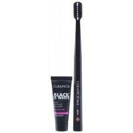CURAPROX Black is White Light Pack (CS 5460 + whitening paste 8ml)– Οδοντόβουρτσα & οδοντόκρεμα