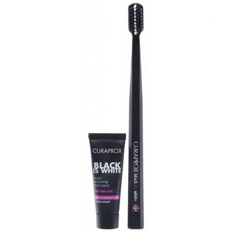 CURAPROX Black is White Light Pack (CS 5460 + whitening paste 8ml)– Οδοντόβουρτσα & οδοντόκρεμα
