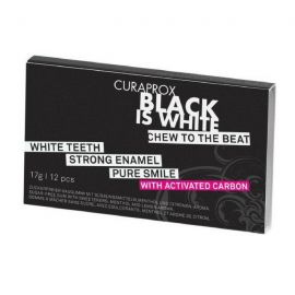 CURAPROX Black is White Chewing Gum (1 τεμάχιο) - Τσίχες