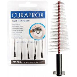 CURAPROX CPS 508 soft implant (ΜΑΥΡΟ - 5 τεμάχια) – Μεσοδόντια βουρτσάκια