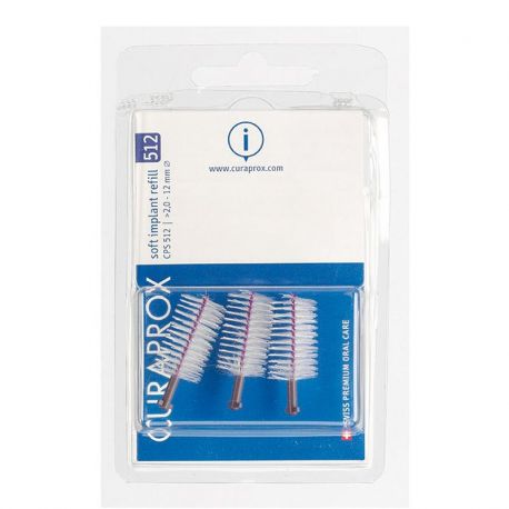 CURAPROX CPS 512 soft implant (ΜΟΒ - 5 τεμάχια) – Μεσοδόντια βουρτσάκια
