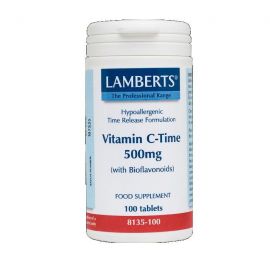 LAMBERTS VITAMIN C TIME 1000mg/BIOFLAVONOIDS 60 tabs