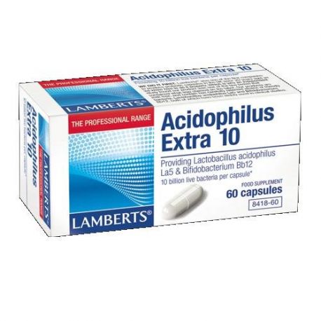 LAMBERTS ACIDOPHILUS EXTRA 10-10 bill. fr.bacteria p/c 60 caps