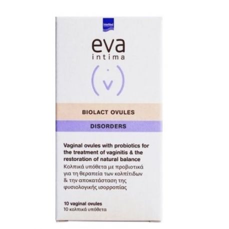 INTERMED EVA BIOLACT OVULES, 10 ovules