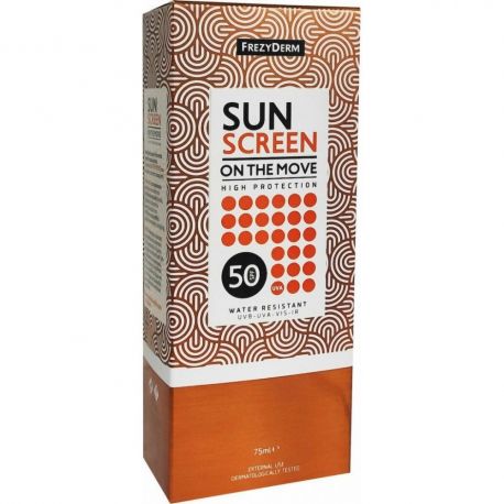 Frezyderm Sunscreen Face Spray On The Move SPF50 75ml