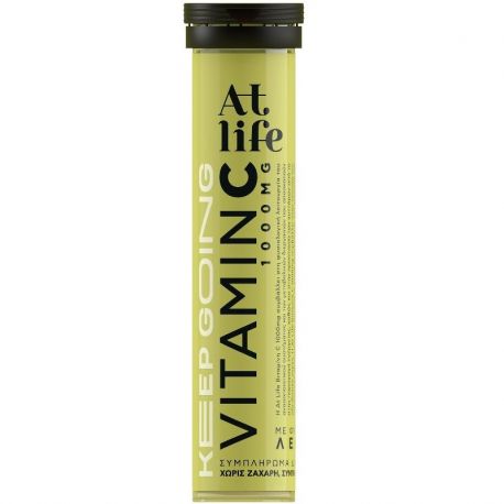 At Life VITAMIN C 1000 mg | Βιταμίνη C 100mg 20 tablets efferv.