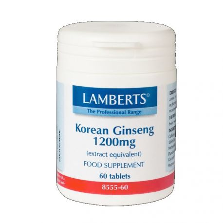 LAMBERTS KOREAN GINSENG 1200mg 60 tabs